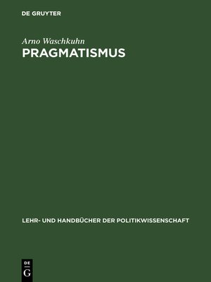 cover image of Pragmatismus